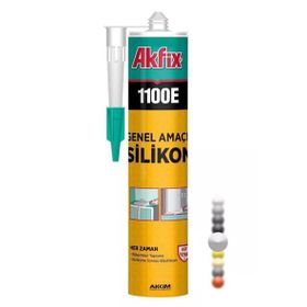Akfix 1100E 280 gr Genel Amaçlı Silikon