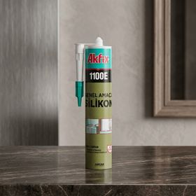 Akfix 1100E 280 gr Kahverengi Genel Amaçlı Silikon