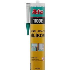 Akfix 1100E 280 gr Siyah Genel Amaçlı Silikon