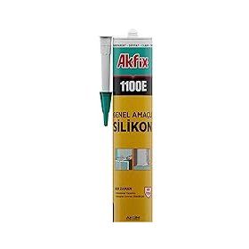 Akfix 1100E 280 gr Siyah Genel Amaçlı Silikon
