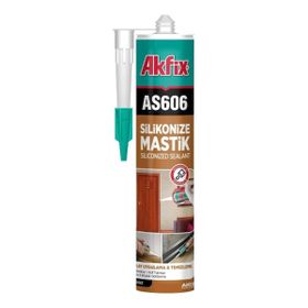 Akfix 500 g Beyaz AKFİX0015 As606 Akrilik Mastik Silikonize