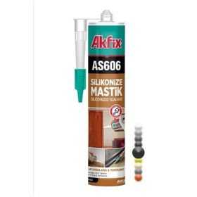 Akfix 500 g Beyaz AKFİX0015 As606 Akrilik Mastik Silikonize