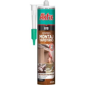 Akfix 610 310 ml Şeffaf Express Pu Sıvı Çivi