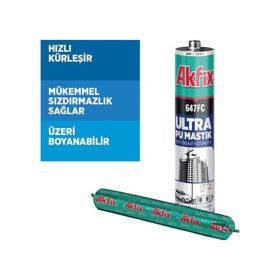 Akfix 647FC 280 ml Siyah Ultra Otomativ - Yapı Pu Mastik