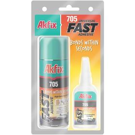 Akfix 705 200 ml + 50 gr Hızlı Yapıştırıcı