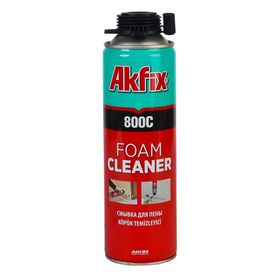 Akfix 800C 500 ml Poliüretan Köpük Temizleyici Sprey