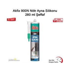 Akfix 900N 280 Nötr Şeffaf Ayna Silikonu