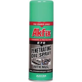 Akfix A70 200 ml Pas Sökücü ve Yağlayıcı Sprey