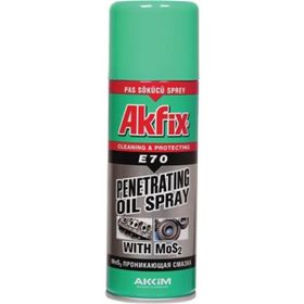 Akfix A70 200 ml Pas Sökücü ve Yağlayıcı Sprey