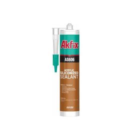 Akfix AA013 AS606 280 ml Siyah Silikonize Akrilik Mastik