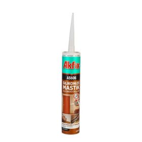 Akfix AA018 AS606 280 ml Krem Silikonize Akrilik Mastik