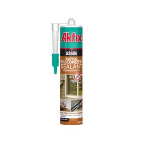 Akfix AA020 AS606 280 ml Bej Silikonize Akrilik Mastik