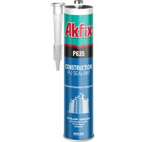 Akfix AA116 P635 Gri 310 ml Poliüretan Yapı İnşaat Mastiği