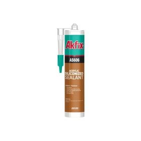 Akfix AA601 AS606 600 ml Beyaz Sosis Silikonize Akrilik Mastik