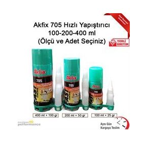 Akfix AKFİX0068 705 100 200 400 ml Hızlı Yapıştırıcı