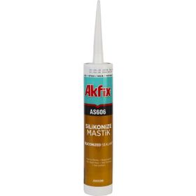 Akfix AS606 500 gr Gri Silikonize Mastik