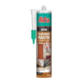 Akfix AS606 500 gr Kahverengi Silikonize Mastik