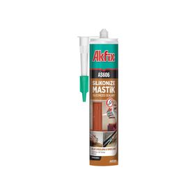 Akfix AS606 500 gr Kahverengi Silikonize Mastik