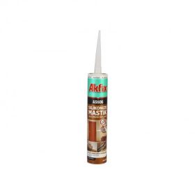 Akfix AS606 500 ml Silikonize Akrilik Mastik Altın Meşe Silikon Tabancası