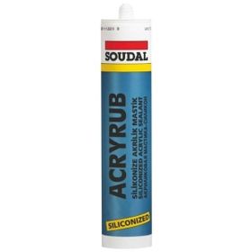 Akfix AS606 Siyah 500 gr Silikonize Mastik