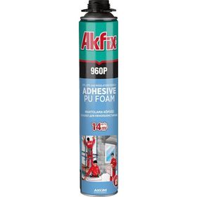 Akfix FA009 960P 800 ml Poliüretan Mantolama Yapıştırma Köpüğü