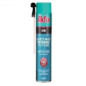 Akfix FA010 940 750 ml Mekanik Emniyet Valfli Poliüretan Köpük