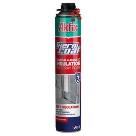 Akfix FA014 Poliüretan Thermcoat Termal Ve Akustik 850 Ml Yalıtım Köpüğü