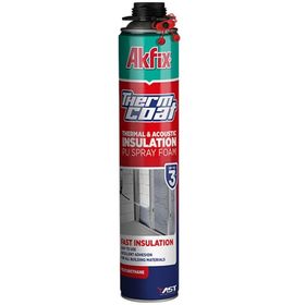 Akfix FA014 Poliüretan Thermcoat Termal Ve Akustik 850 Ml Yalıtım Köpüğü