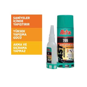 Akfix GA065 400 ml +100 gr 705 Hızlı yapıştırıcı