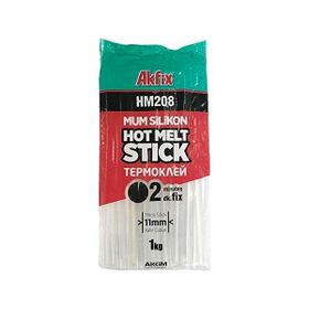 Akfix HM208 GA100 11.2x300 mm 1 kg Şeffaf Mum Silikon Yapıştırıcı