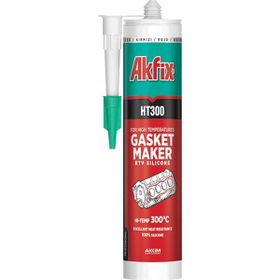 Akfix HT300 280 ml Kırmızı Sıvı Conta Yüksek Isı Silikonu