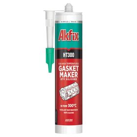 Akfix HT300 280 ml Kırmızı Sıvı Conta Yüksek Isı Silikonu