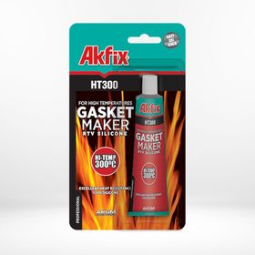 Akfix HT300 Kırmızı 50 gr Isıya Dayanıklı Sıvı Conta