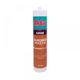 Akfix Kahverengi 500 Gr Silikonize Akrilik Mastik