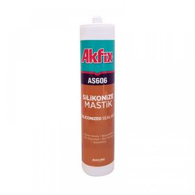 Akfix Kahverengi 500 Gr Silikonize Akrilik Mastik