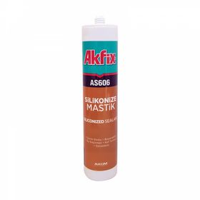 Akfix Kahverengi 500 Gr Silikonize Akrilik Mastik