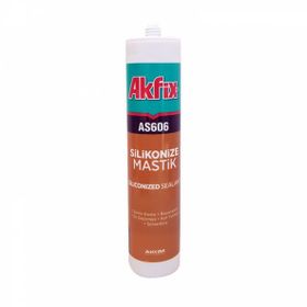 Akfix Kahverengi 500 Gr Silikonize Akrilik Mastik