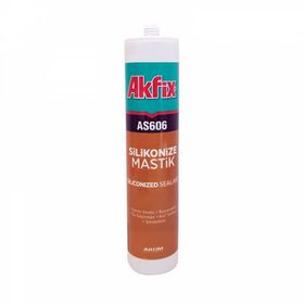 Akfix Kahverengi 500 Gr Silikonize Akrilik Mastik