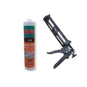 Akfix Kartonpiyer Stropiyer Beyaz 310 ml Silikon Tabancası ve Yapıştırıcı