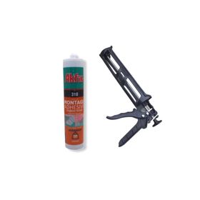 Akfix Kartonpiyer Stropiyer Beyaz 310 ml Silikon Tabancası ve Yapıştırıcı