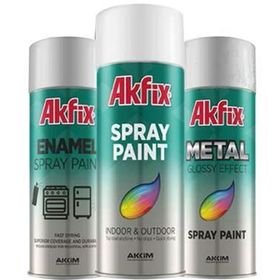 Akfix Mat Beyaz Akrilik Sprey Boya 400ml SP423123