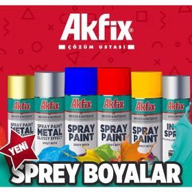 Akfix Mor Akrilik Sprey Boya 400ml SP423061