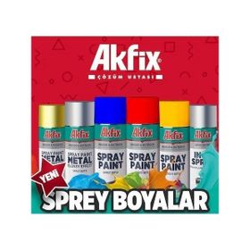 Akfix Mor Akrilik Sprey Boya 400ml SP423061