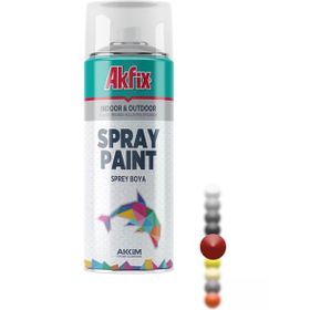Akfix Parlak Makine Kırmızı Ral 3002 400 ML Sprey Boya