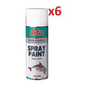 Akfix Parlak Makine Kırmızı Ral 3002 400 ML Sprey Boya