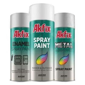 Akfix Parlak Yeşil RAL6001 400 ml Akrilik Sprey Boya
