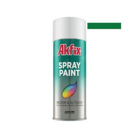 Akfix Parlak Yeşil RAL6001 Akrilik Sprey Boya