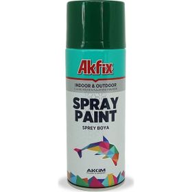 Akfix Parlak Yeşil RAL6001 Akrilik Sprey Boya