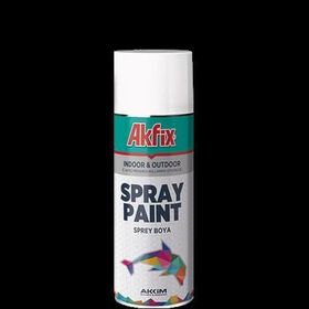 Akfix Parlak Yeşil RAL6001 Akrilik Sprey Boya