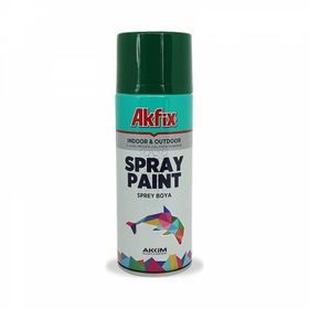 Akfix Parlak Yeşil RAL6001 Akrilik Sprey Boya